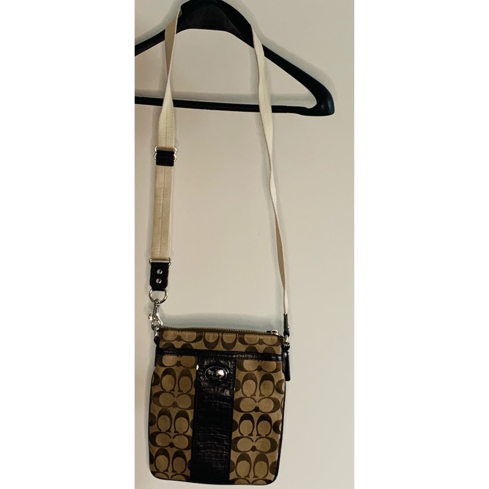 Coach Canvas Cross Body Bag